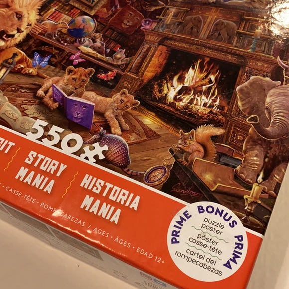 550 piece Story Mania Puzzle Ceaco 24” x 18” New - Picture 7 of 7